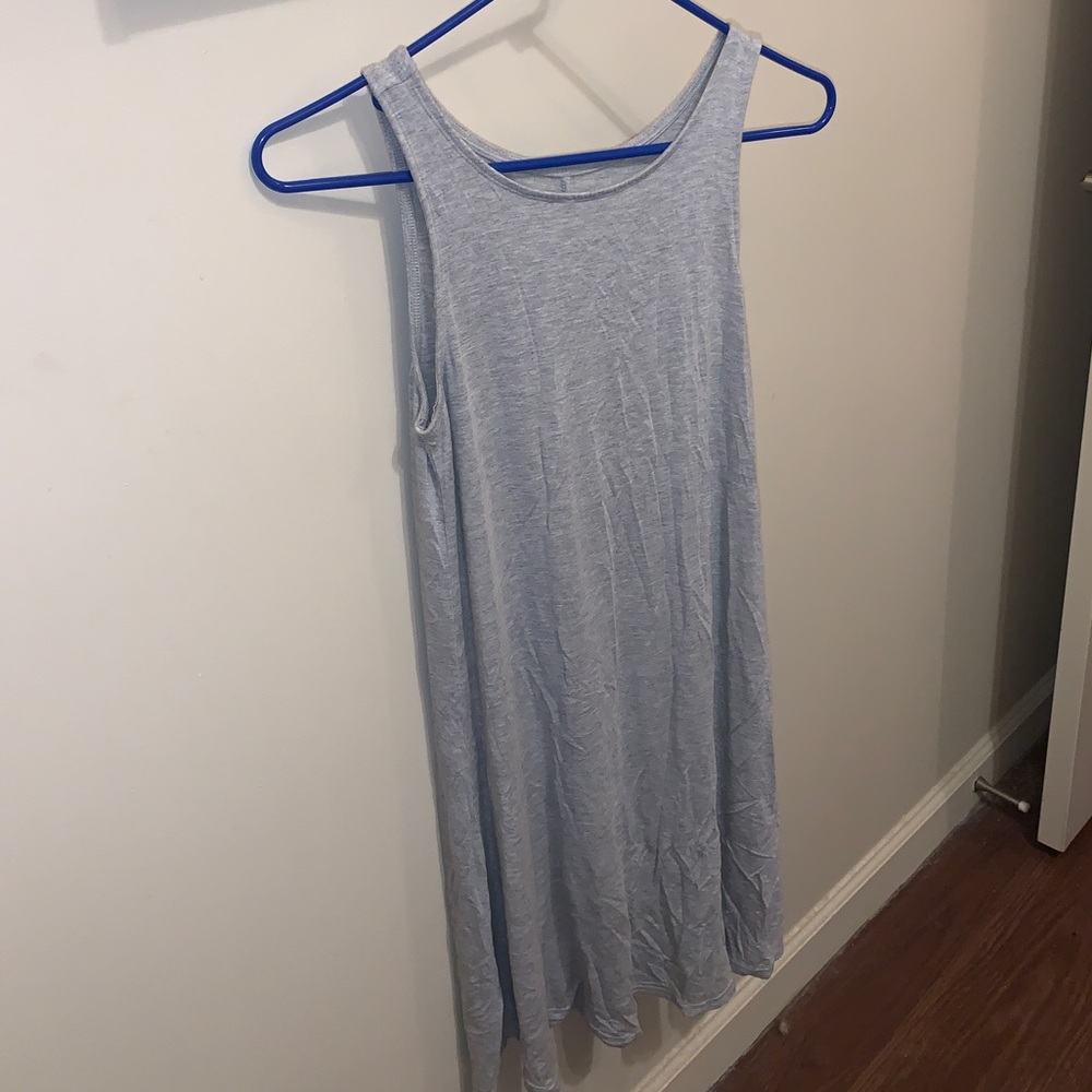 Grey sleeveless dress